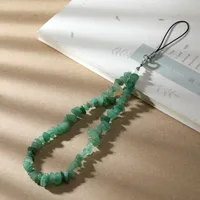 Lady Streetwear Irregular Natural Stone Mobile Phone Chain sku image 3