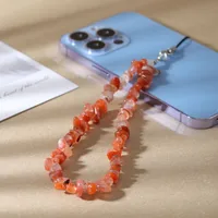 Lady Streetwear Irregular Natural Stone Mobile Phone Chain main image 5