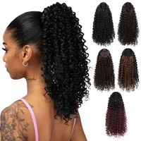 Women's African Style Multicolor Casual High Temperature Wire Long Curly Hair Wig Clips main image 1