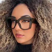 Simple Style Solid Color Ac Square Full Frame Women's Sunglasses main image 6