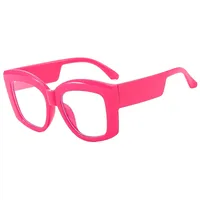 Simple Style Solid Color Ac Square Full Frame Women's Sunglasses sku image 3