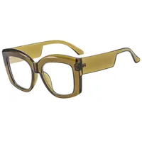 Simple Style Solid Color Ac Square Full Frame Women's Sunglasses sku image 5