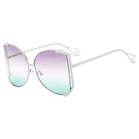Elegant Gradient Color Pc Square Pearl Full Frame Women's Sunglasses main image 4