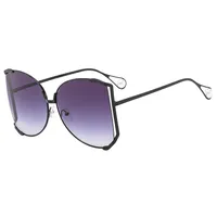 Elegant Gradient Color Pc Square Pearl Full Frame Women's Sunglasses main image 2