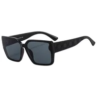 Elegant Simple Style Color Block Pc Square Full Frame Women's Sunglasses main image 2