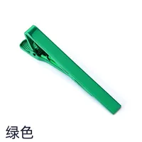 Tie Clip Copper Stainless Steel Electrophoresis Color Navy Blue Dark Blue Men's Silver Black And Golden Gift Box sku image 12