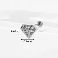 Ear Cartilage Rings & Studs Exaggerated Animal 316 Stainless Steel  Copper sku image 6