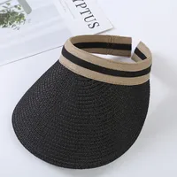 Women's Lady Simple Style Solid Color Big Eaves Straw Hat sku image 1