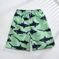 Men's Beach Streetwear Leaf Ditsy Floral Tree Shorts Rib-knit Shorts main image 5