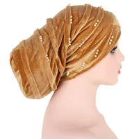 Women's Basic Solid Color Eaveless Beanie Hat main image 3