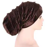 Women's Basic Solid Color Eaveless Beanie Hat main image 4