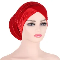 Women's Basic Solid Color Eaveless Beanie Hat sku image 2