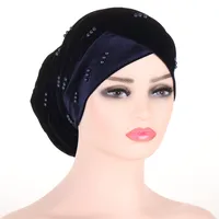 Women's Basic Solid Color Eaveless Beanie Hat sku image 1