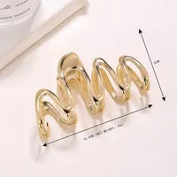 Women's Vintage Style Snake Metal Plating Hair Claws main image 5