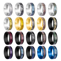 Wholesale Jewelry Fashion Round 201 Stainless Steel Stainless Steel Resin Gold Plated Plating main image 7