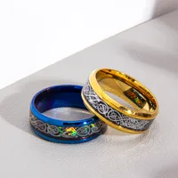 Wholesale Jewelry Fashion Round 201 Stainless Steel Stainless Steel Resin Gold Plated Plating main image 5