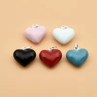 Elegant Sweet Heart Shape Sterling Silver Charms main image 1