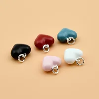 Elegant Sweet Heart Shape Sterling Silver Charms main image 2