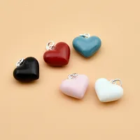 Elegant Sweet Heart Shape Sterling Silver Charms main image 3