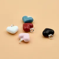 Elegant Sweet Heart Shape Sterling Silver Charms main image 4