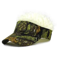 Unisex Streetwear Solid Color Camouflage Flat Eaves Baseball Cap sku image 18