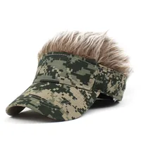 Unisex Streetwear Solid Color Camouflage Flat Eaves Baseball Cap sku image 20