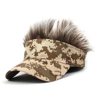 Unisex Streetwear Solid Color Camouflage Flat Eaves Baseball Cap sku image 13