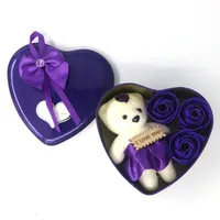 Valentine's Day Romantic Animal Soap Flower Wedding Date Rose Flower main image 4