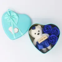 Valentine's Day Romantic Animal Soap Flower Wedding Date Rose Flower main image 2