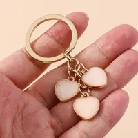 Cute Heart Shape Metal Women's Bag Pendant Keychain main image 4