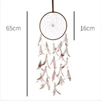 Retro Dream Catcher Wind Chime Feather Home Ornament Holiday Gift Pendant main image 5