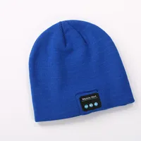 Wireless Bluetooth Music Hat Autumn And Winter Listening To Music And Talking Knitted Hat sku image 4