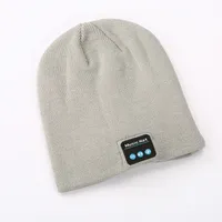 Wireless Bluetooth Music Hat Autumn And Winter Listening To Music And Talking Knitted Hat sku image 2