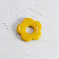1 Piece 26 * 26mm Hole 1~1.9mm Arylic Flower Pendant sku image 8