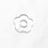 1 Piece 26 * 26mm Hole 1~1.9mm Arylic Flower Pendant sku image 18