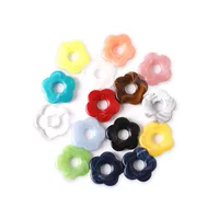 1 Piece 26 * 26mm Hole 1~1.9mm Arylic Flower Pendant main image 3