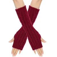 Women's Fashion Solid Color Polyacrylonitrile Fiber Gloves 1 Pair sku image 13