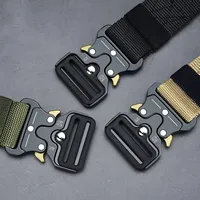Basic Classic Style Solid Color Alloy Plastic Canvas Unisex Woven Belts main image 7