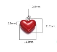 Elegant Sweet Heart Shape Sterling Silver Charms main image 6