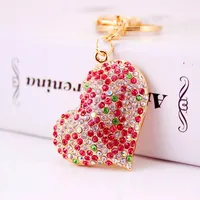 Cartoon Style Heart Shape Alloy Unisex Bag Pendant Keychain sku image 1