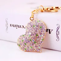 Cartoon Style Heart Shape Alloy Unisex Bag Pendant Keychain sku image 2