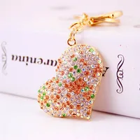Cartoon Style Heart Shape Alloy Unisex Bag Pendant Keychain sku image 3
