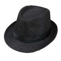 Unisex Vacation Solid Color Crimping Fedora Hat sku image 13