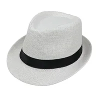 Unisex Vacation Solid Color Crimping Fedora Hat main image 4