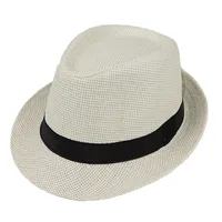 Unisex Vacation Solid Color Crimping Fedora Hat sku image 6