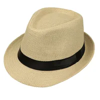 Unisex Vacation Solid Color Crimping Fedora Hat sku image 15