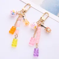 Cute Bear Resin Metal Women's Bag Pendant Keychain main image 1