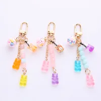 Cute Bear Resin Metal Women's Bag Pendant Keychain main image 5