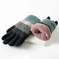 Women's Elegant Classic Style Color Block Gloves 1 Pair main image 2
