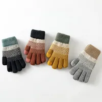 Women's Elegant Classic Style Color Block Gloves 1 Pair main image 3